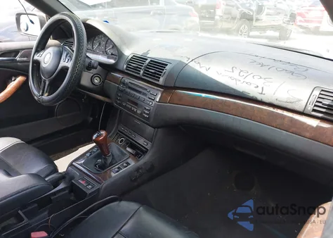 2002 BMW 325Ci z USA, uszkodzony, nr VIN WBABS33452JY42362